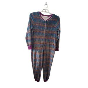 Natural Life one piece pajamas womens Medium oversized sleeper